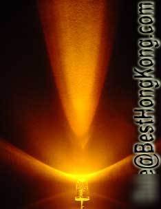 Yellow led set of 10000 super bright 5MM 12000MCD+ f