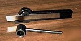 Lathe cut-off tool holder str parting 1-1/8 w/blade