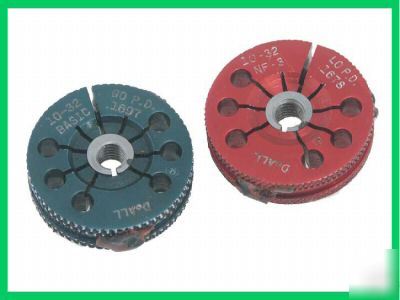 Thread ring gage go/no go set #10 - 32 nf class 3