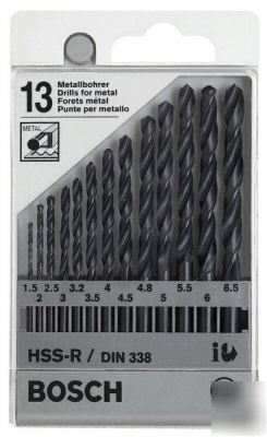 Bosch (2607018661) 13 piece hss drill bit set 