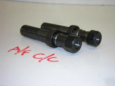 2 light used acura flex collet chucks #38 series holder