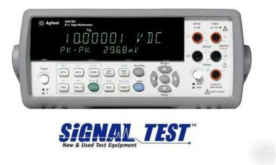 Agilent 34410A digital multimeter used demo unit 