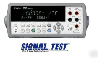 Agilent 34410A digital multimeter used demo unit 