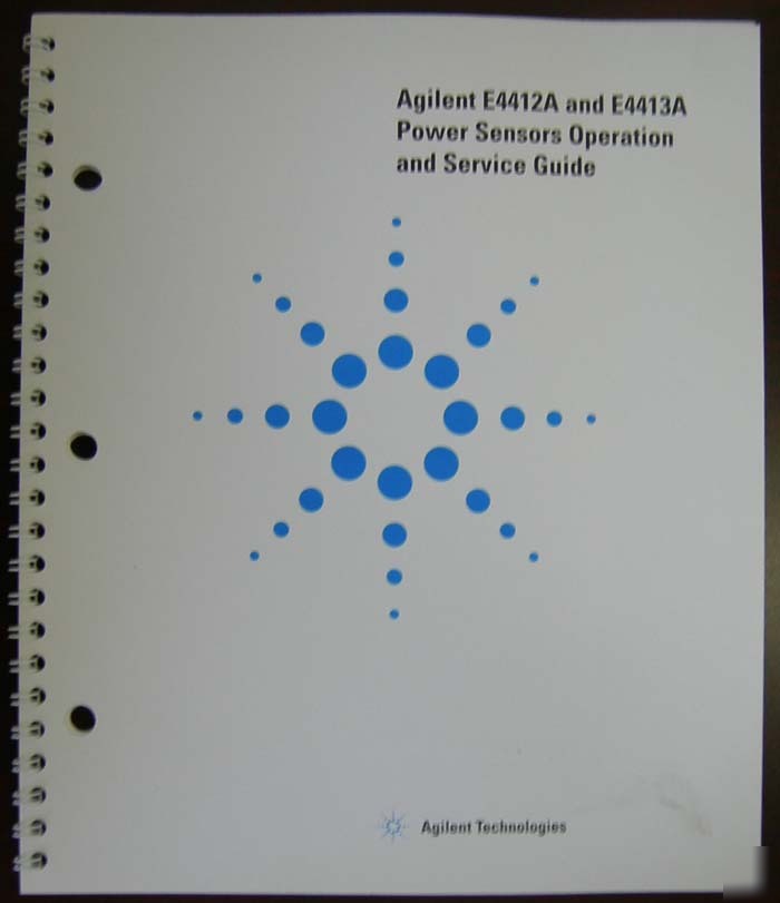 Agilent E4412A/13A power sensors op/sv manual [1]