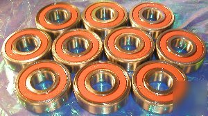 10 snowmobile bearing 6204 2RS 20X47 mm metric bearings