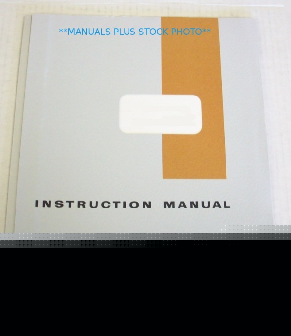 Kepco ops 2000 op/sv manual - $5 shipping 
