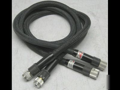 Lot of 2 gore next generation assembly rf cables - 50