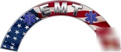 Fire ems helmet arcs rockers FF50 reflective emt flag