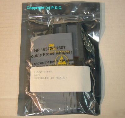 New hp 16542-61607 logic analyzer double probe adapter 