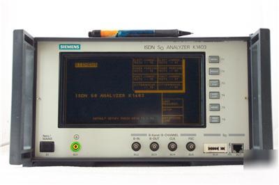 Siemens K1403 isdn so analyzer