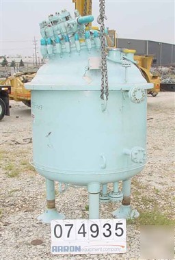 Used: pfaudler closed tank glass lined reactor, model r